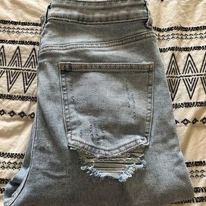 Shein High Waisted Straight Leg Mom Jeans